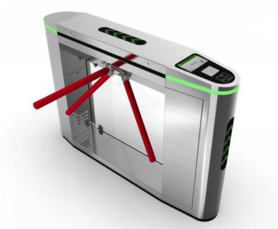 เครื่องกั้นสามขา Tripod turnstile (ไฟฟ้า)