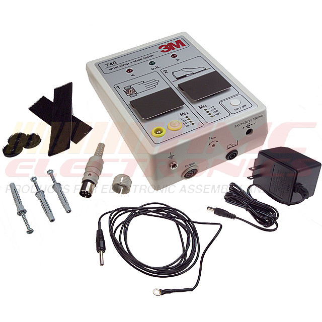 ESD Tester Wrist + Shoes 2-in-1 Standalone สำหรับโรงงาน Electronics SMT
