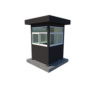 ป้อมยามสำเร็จรูป Guard Booth GB18C ขนาด 1.0x1.2 ม.