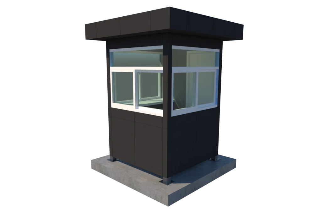 ป้อมยามสำเร็จรูป Guard Booth GB18C ขนาด 1.0x1.2 ม.