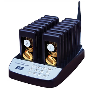 เครื่องเรียกคิว Q Wireless Pager แบบเหลี่ยม