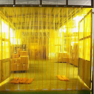 ม่านริ้ว PVC Strip Curtain ป้องกันลม-ฝุ่น