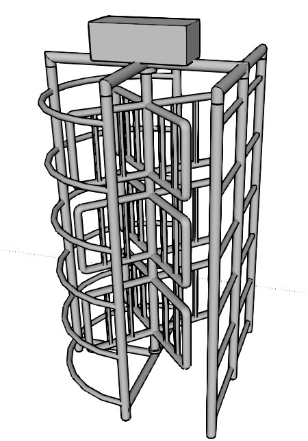TS-FHT2:Full Height Turnstile เหล็ก หยอดเหรียญ