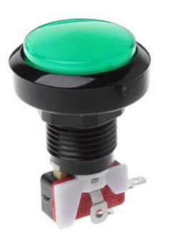 Push Button Switch 45mm LED12V (PBW45)
