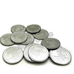 เหรียญ Token Coin สแตนเลส 25mm × 1.85mm สำหรับเครื่องแลกเหรียญ