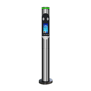 เครื่องแสกนใบหน้าแบบเสา กลางแจ้ง สำหรับมอเตอร์ไซต์ Face Recognition Outdoor + เสา