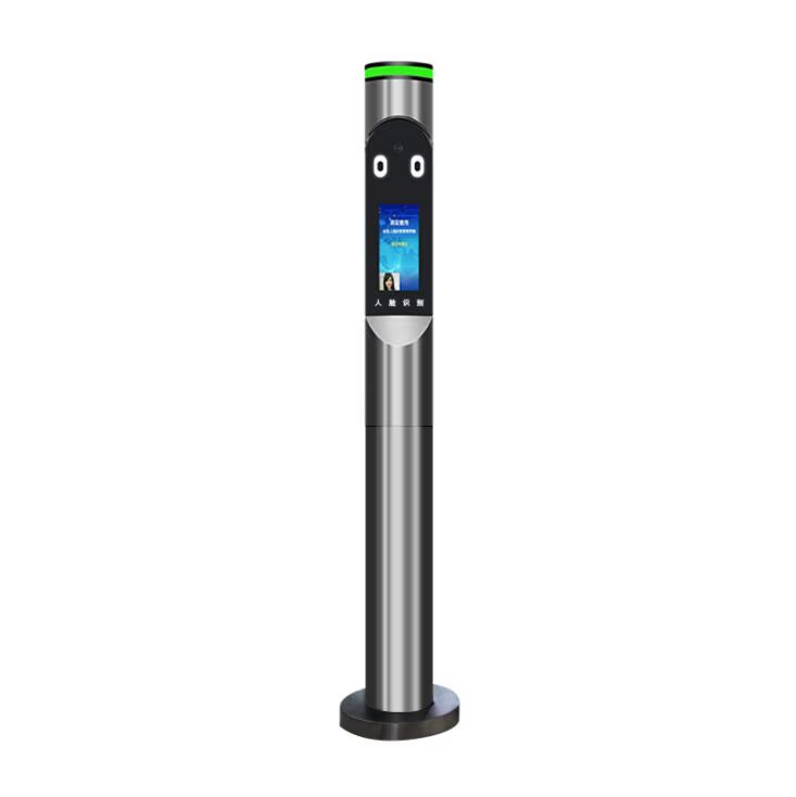 เครื่องแสกนใบหน้าแบบเสา กลางแจ้ง สำหรับมอเตอร์ไซต์ Face Recognition Outdoor + เสา