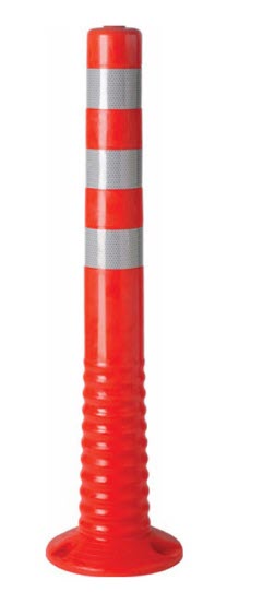 เสาหลักอ่อน เสาล้มลุก 75cm PU Spring post