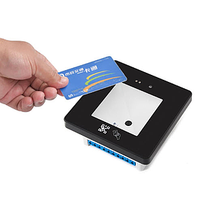 เครื่องอ่าน QR+RFID Reader  2in1 สำหรับเปิดประตู หรือ เครื่องกั้นคน