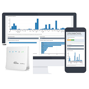Online Software+4G Router สำหรับระบบนับรถ