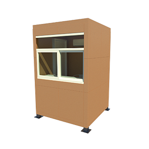 ป้อมยามสำเร็จรูป Guard Booth GB14 ขนาด 1.5x1.2 ม.