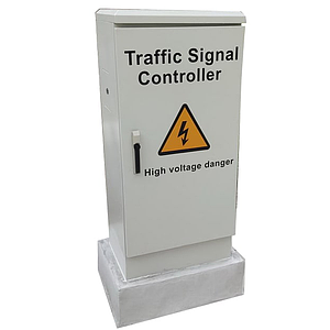 ตู้ควบคุมสั่งงานไฟจราจร สี่แยก Traffic Controller