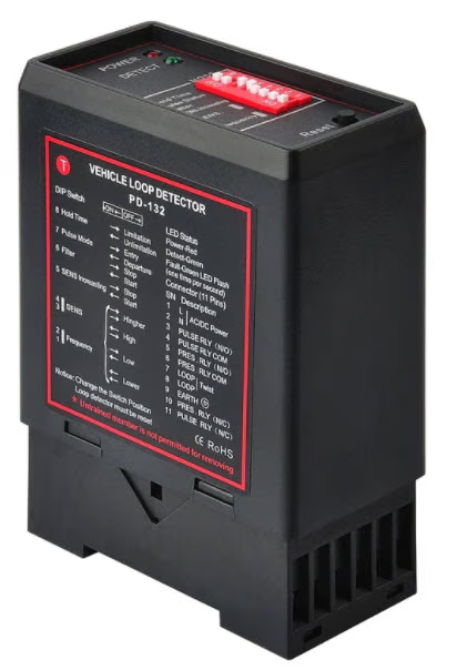 Loop Detector ไม้กั้นรถ 4-level Sensitivity Anti-fall ปรับละเอียด