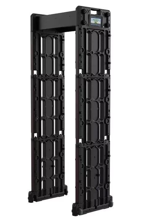 เครื่องตรวจจับโลหะ แบบเคลื่อนย้าย Walk Through Metal Detector outdoor