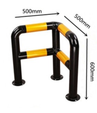 คอกกันชน Plastic Bumper Guard กั้นเสาคอนกรีต