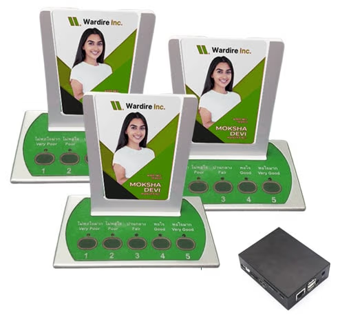 เครื่องประเมินความพึงพอใจ Smart FeedBack