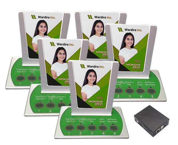 เครื่องประเมินความพึงพอใจ Smart FeedBack