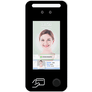 เครื่องสแกนใบหน้า บัตร ลายนิ้วมือ Face Recognition 3In1