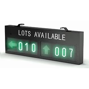 Indoor 2 Direction Display ระบบนำทางช่องจอดรถ