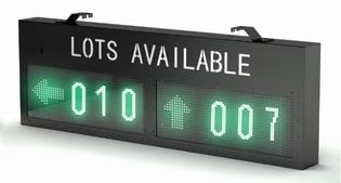 Indoor 2 Direction Display ระบบนำทางช่องจอดรถ