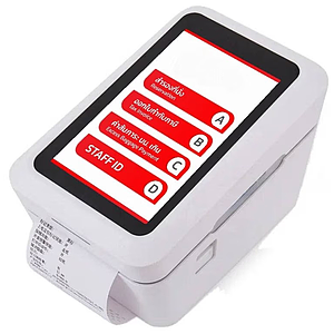 เครื่องบัตรกดคิว Android แบบตั้งโต๊ะ Desktop Queue Ticket
