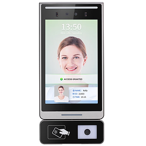 Face + Card + QR Code 3-in-1 Touch Display Multi-Authentication