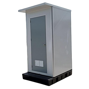 ห้องน้ำสำเร็จรูป ฐานไฟเบอร์ เก็บของเสียในตัว Mobile Toilet