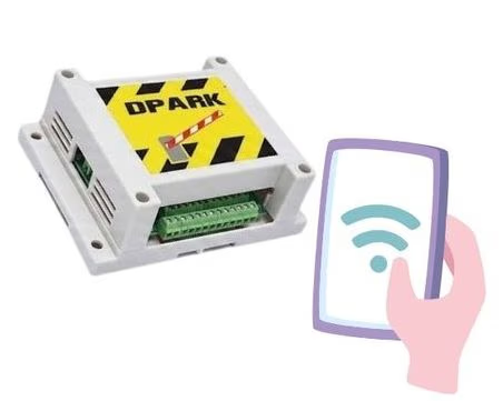 ชุดควบคุมไม้กั้นรถ ด้วยมือถือ Bluetooth/WiFi Online-Offline ทดแทน Remote