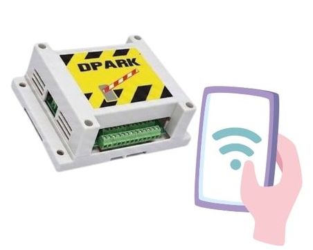 ชุดควบคุมไม้กั้นรถ ด้วยมือถือ Bluetooth/WiFi Online-Offline ทดแทน Remote