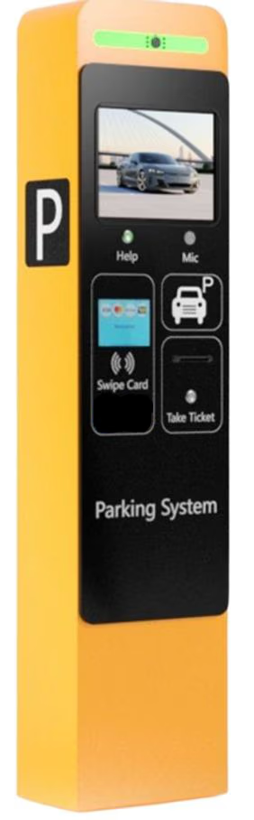 ตู้กดบัตรทางเข้า ลานจอดรถ Ticket Dispenser