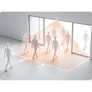 กล้องนับจำนวนคน 3D AI คนเข้า-ออกและวิเคราะห์สัญจร