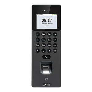 เครื่องบันทึกเวลาทำงานและควบคุมประตู สแกนใบหน้า ลายนิ้วมือ ทาบบัตร ZKTeco SenseFace 2A