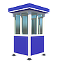 TEH-GB12-1218:ป้อมยามสำเร็จรูป Guard Booth GB12
