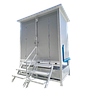 ห้องน้ำสนามสำเร็จรูป ยกสูง Construction Toilet